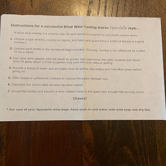 NEW Blind Wine Tasting Kit - Picture 3 of 4